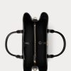Grands sacs cartable Marcy en cuir noir Ralph Lauren pour femme Grands sacs cartable Marcy en cuir noir Ralph Lauren pour femme