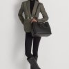 Grands sacs cartable Marcy en cuir noir Ralph Lauren pour femme Grands sacs cartable Marcy en cuir noir Ralph Lauren pour femme