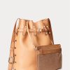 Grands sacs seau Bellport Ralph Lauren Stud Vachetta pour femme
