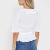 Hauts blancs à volants Ralph Lauren pour femmes