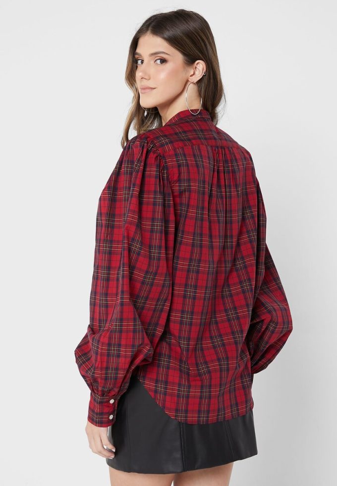 Hauts boutonnés rouges Ralph Lauren pour femmes
