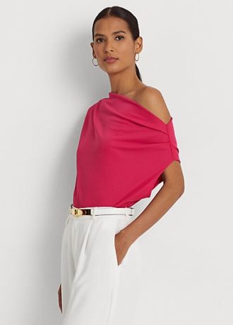Hauts en jersey extensible rose Ralph Lauren pour femmes