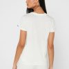Hauts graphiques blancs à col rond Ralph Lauren pour femmes Hauts graphiques blancs à col rond Ralph Lauren pour femmes