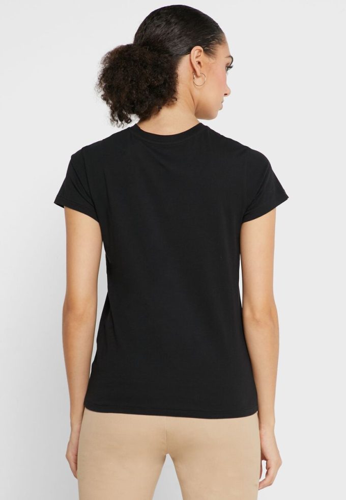 Hauts graphiques noirs à col rond Ralph Lauren pour femmes