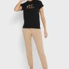 Hauts graphiques noirs à col rond Ralph Lauren pour femmes