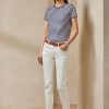 Jean blanc Ralph Lauren 400 Matchstick pour femme Jean blanc Ralph Lauren 400 Matchstick pour femme