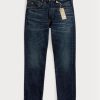 Jean bleu Ralph Lauren High Slim Bayview Selvedge pour homme Jean bleu Ralph Lauren High Slim Bayview Selvedge pour homme