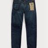 Jean bleu Ralph Lauren High Slim Bayview Selvedge pour homme Jean bleu Ralph Lauren High Slim Bayview Selvedge pour homme