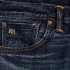 Jean bleu Ralph Lauren High Slim Bayview Selvedge pour homme Jean bleu Ralph Lauren High Slim Bayview Selvedge pour homme