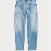 Jean bleu Ralph Lauren taille haute coupe fuselée pour femme Jean bleu Ralph Lauren taille haute coupe fuselée pour femme