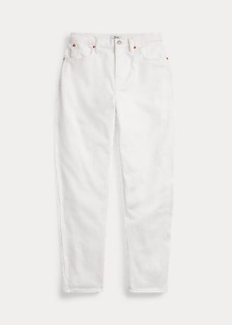 Jean carotte blanc Ralph Lauren pour femme