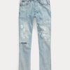 Jean court droit AZURE Ralph Lauren pour femme Jean court droit AZURE Ralph Lauren pour femme