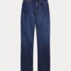 Jean droit taille haute Ralph Lauren Royal pour femme