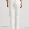 Jean fuselé décontracté à œillets et patchwork Ralph Lauren blanc pour femme Jean fuselé décontracté à œillets et patchwork Ralph Lauren blanc pour femme
