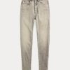 Jean skinny extensible gris Ralph Lauren pour femme, effet usé Jean skinny extensible gris Ralph Lauren pour femme, effet usé
