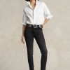 Jean skinny noir Ralph Lauren Tompkins pour femme