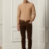 Jean slim en velours extensible marron Ralph Lauren pour homme Jean slim en velours extensible marron Ralph Lauren pour homme