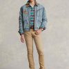 Jean slim stretch kaki Ralph Lauren Sullivan pour homme Jean slim stretch kaki Ralph Lauren Sullivan pour homme
