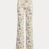 Jean évasé Jenn à imprimé floral Ralph Lauren pour femme