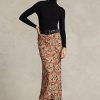 Jupes en georgette froissée à fleurs Ralph Lauren pour femmes Jupes en georgette froissée à fleurs Ralph Lauren pour femmes