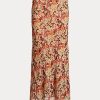 Jupes en georgette froissée à fleurs Ralph Lauren pour femmes Jupes en georgette froissée à fleurs Ralph Lauren pour femmes
