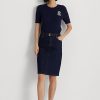 Jupes en jean bleu marine Ralph Lauren pour femmes