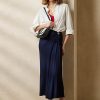 Jupes en jersey bleu marine Ralph Lauren Margarethe pour femme