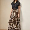 Jupes en voile de lin à imprimé zèbre Liliosa de Ralph Lauren pour femme Jupes en voile de lin à imprimé zèbre Liliosa de Ralph Lauren pour femme