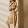 Jupes kaki en daim d’agneau Ralph Lauren Aryiana pour femme Jupes kaki en daim d’agneau Ralph Lauren Aryiana pour femme