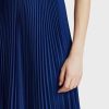 Jupes mi-longues plissées bleues Ralph Lauren pour femmes Jupes mi-longues plissées bleues Ralph Lauren pour femmes