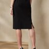Jupes noires en crêpe de laine extensible Ralph Lauren Cindy pour femmes Jupes noires en crêpe de laine extensible Ralph Lauren Cindy pour femmes