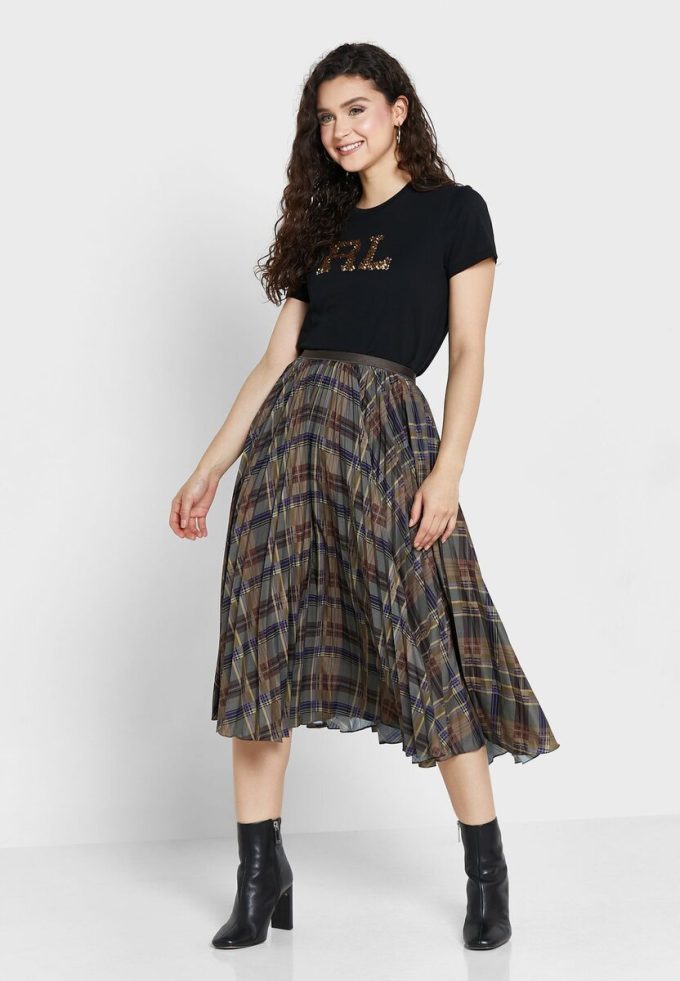 Jupes plissées taille haute multicolores Ralph Lauren pour femmes