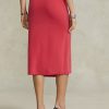 Jupes-pull portefeuille en cachemire Ralph Lauren rouges pour femmes