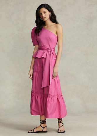 Jupes trapèze en coton fuchsia Ralph Lauren pour femme