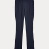 Leggings en sergé de laine extensible Ralph Lauren bleu marine pour femme