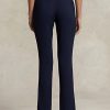 Leggings en sergé de laine extensible Ralph Lauren bleu marine pour femme