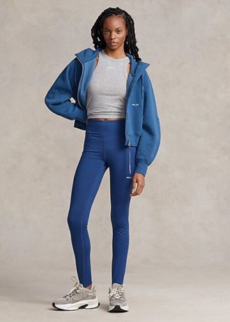 Leggings extensibles bleus Ralph Lauren pour femme