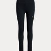 Leggings extensibles noirs Ralph Lauren pour femmes