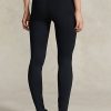 Leggings extensibles noirs Ralph Lauren pour femmes