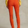 Leggings Jodhpur en daim et agneau extensible orange Ralph Lauren pour femme