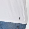 Lot de 2 t-shirts blancs à col en V Ralph Lauren Essential pour homme