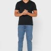 Lot de 2 t-shirts noirs à col en V pour homme Ralph Lauren Essential Lot de 2 t-shirts noirs à col en V pour homme Ralph Lauren Essential