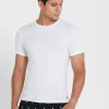 Lot de 2 t-shirts ras du cou essentiels blancs Ralph Lauren pour homme Lot de 2 t-shirts ras du cou essentiels blancs Ralph Lauren pour homme