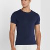 Lot de 2 t-shirts ras du cou essentiels bleu marine Ralph Lauren pour homme Lot de 2 t-shirts ras du cou essentiels bleu marine Ralph Lauren pour homme