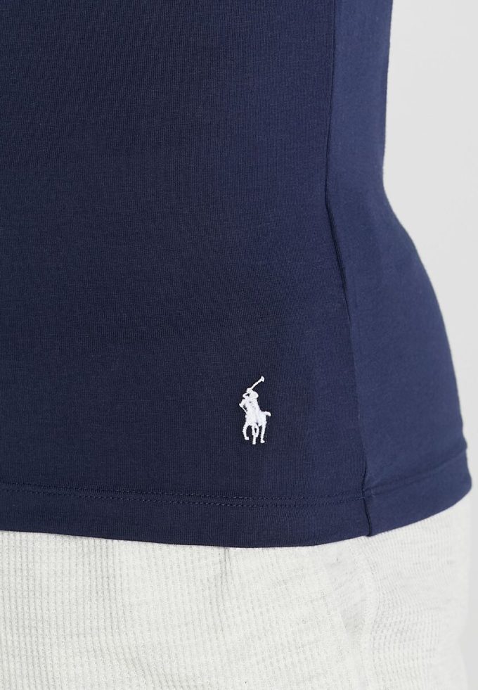 Lot de 2 t-shirts ras du cou essentiels bleu marine Ralph Lauren pour homme Lot de 2 t-shirts ras du cou essentiels bleu marine Ralph Lauren pour homme