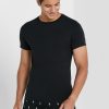 Lot de 2 t-shirts ras du cou essentiels noirs Ralph Lauren pour homme Lot de 2 t-shirts ras du cou essentiels noirs Ralph Lauren pour homme