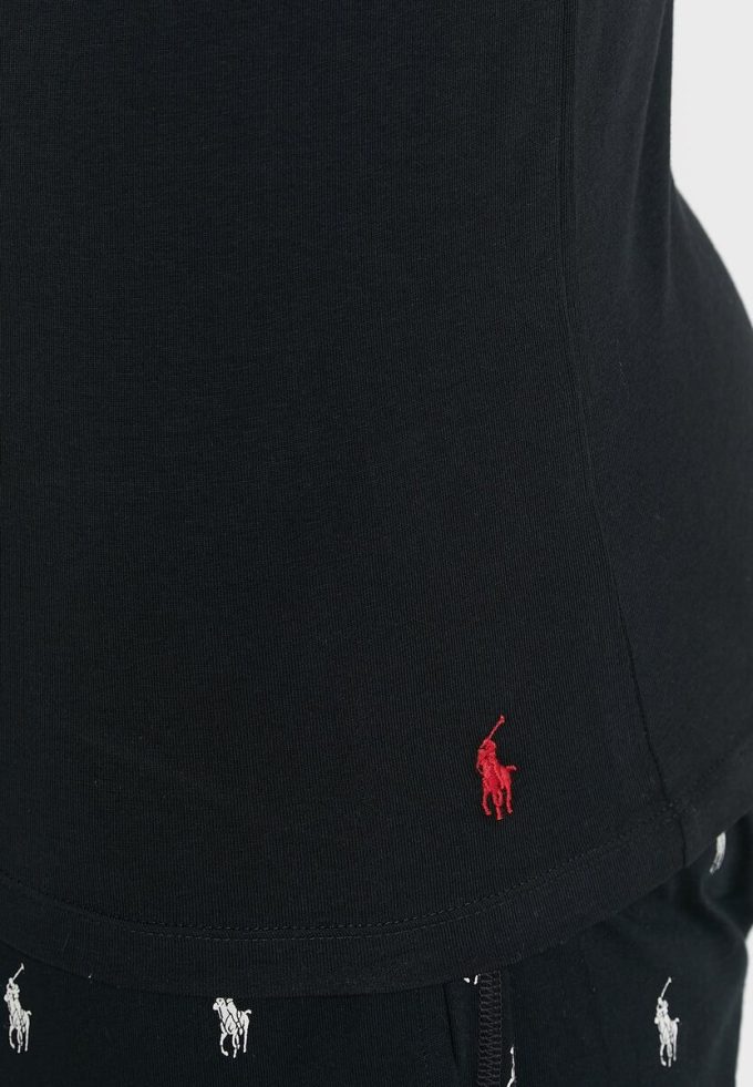 Lot de 2 t-shirts ras du cou essentiels noirs Ralph Lauren pour homme Lot de 2 t-shirts ras du cou essentiels noirs Ralph Lauren pour homme