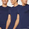 Lot de 3 t-shirts ras du cou assortis bleu marine Ralph Lauren pour homme