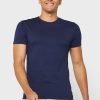Lot de 3 t-shirts ras du cou assortis bleu marine Ralph Lauren pour homme