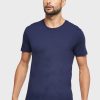 Lot de 3 t-shirts ras du cou assortis bleu marine Ralph Lauren pour homme Lot de 3 t-shirts ras du cou assortis bleu marine Ralph Lauren pour homme